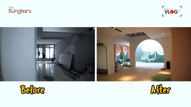 Butik baru Zaskia Sungkar di kawasan Bintaro. (Foto: YouTube/The Sungkars)