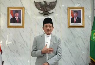 Menteri Agama Nasaruddin Umar menyampaikan ucapan Selamat Hari Raya Paskah 2026 kepada umat Kristiani di Indonesia. (Foto: Istimewa)