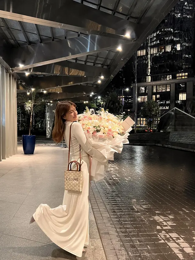 7 Potret Cassandra Lee dan Rykuen Lie Rayakan Anniversary, Makan Malam Romantis