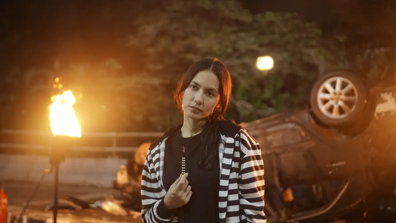 Pevita Pearce dalam serial Katarsis. (Foto: Vidio)