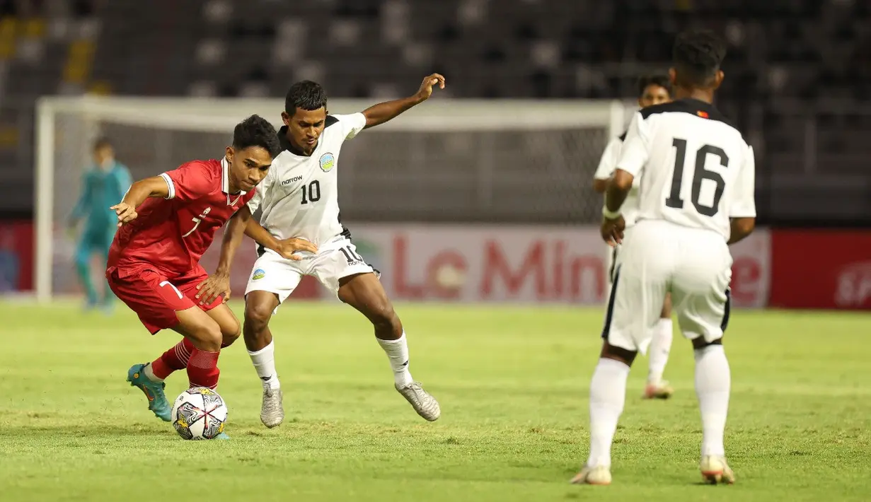 Kualifikasi AFC U-20, Indonesia Cukur Timor Leste - Foto Liputan6.com