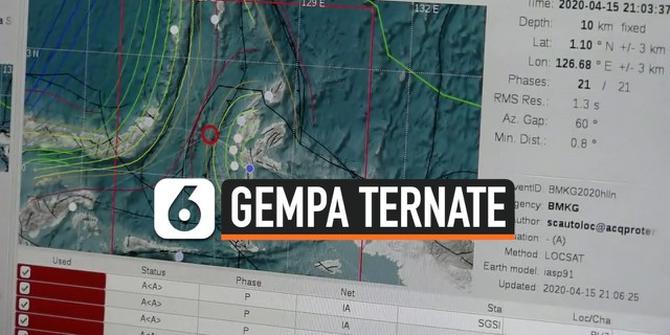 VIDEO: Ternate Digoyang Gempa Magnitudo 5,8