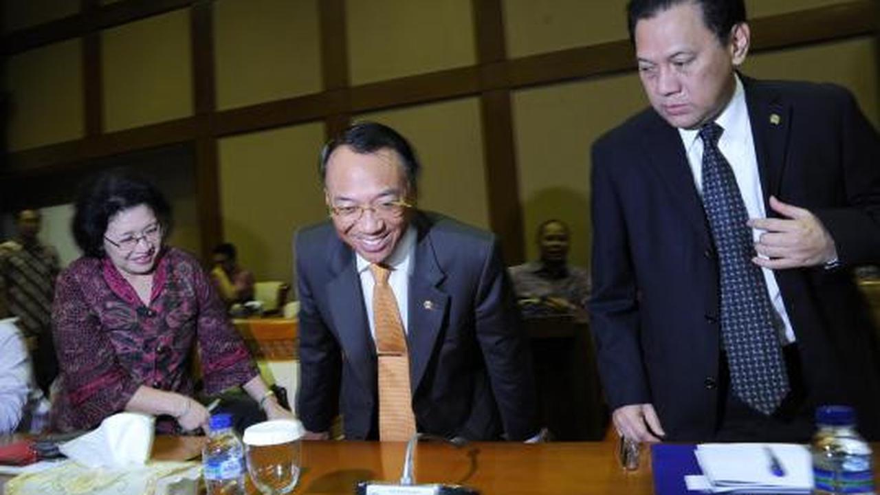 Jero-Agus rapat di Banggar DPR