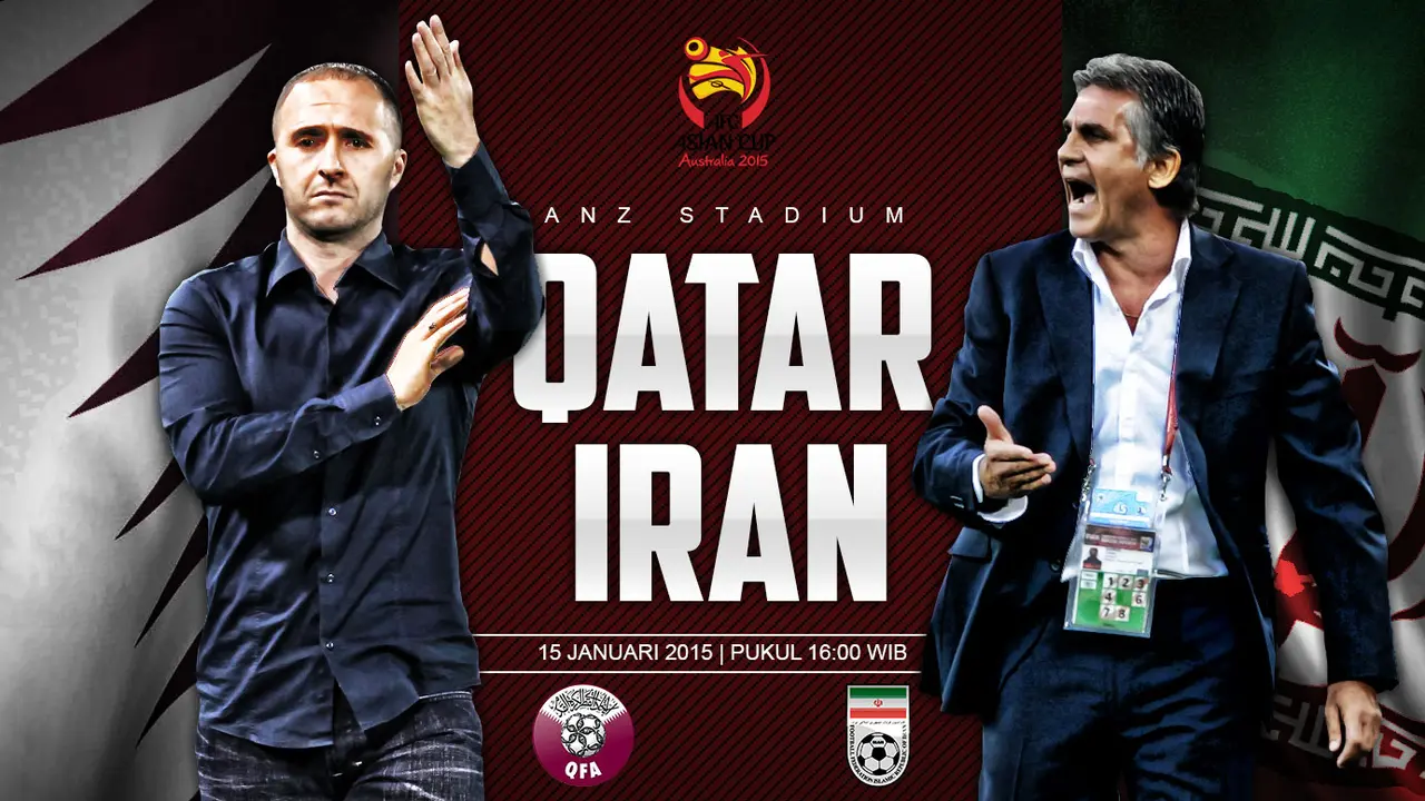 Prediksi Qatar vs Iran, AFC Cup (Liputan6.com/Yoshiro)