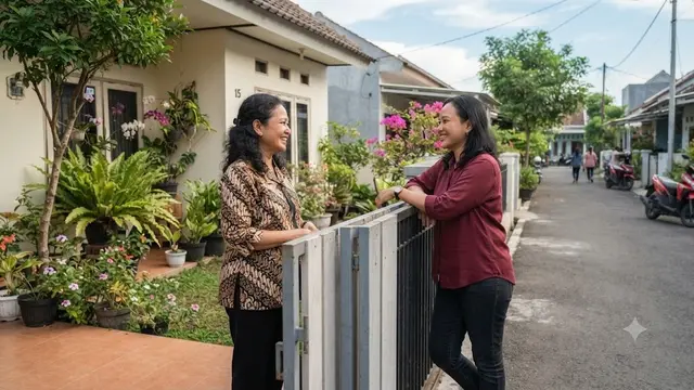 Tinggi Pagar yang Tetap Nyaman untuk Berinteraksi dengan Tetangga