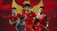 Timnas Indonesia U-22: Ananda Raehan, Bagas Kaffa, Rio Fahmi, Fajar Fathur Rahman, Ramadhan Sananta (Bola.com/Erisa Febri/Adreanus Titus)