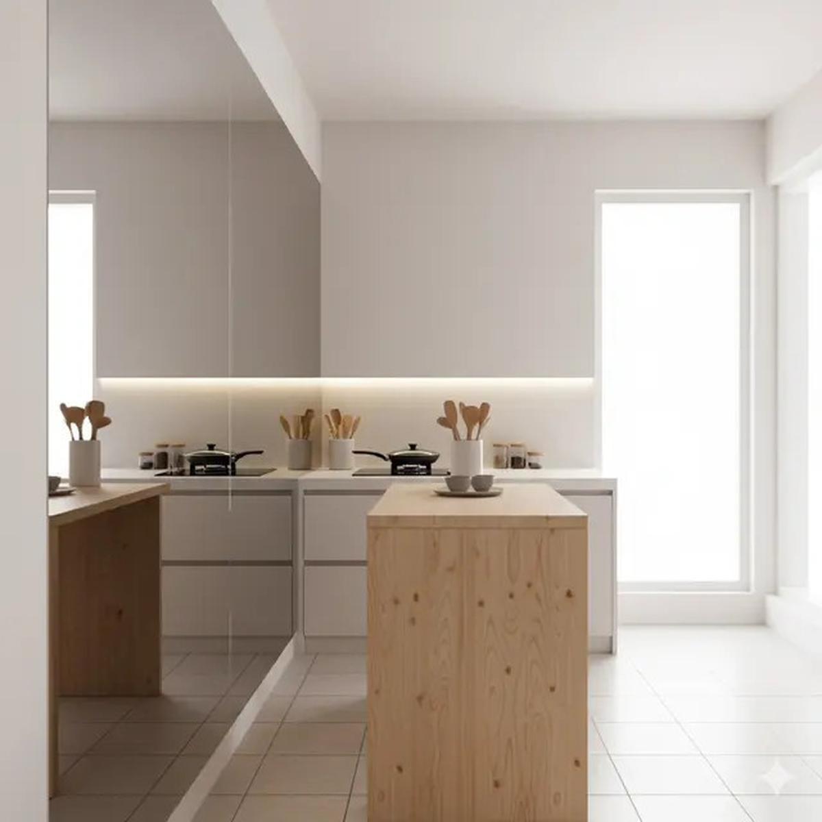 9 Model Dapur Kecil dengan Meja Bar, Solusi Hemat Ruang Tetap Estetik