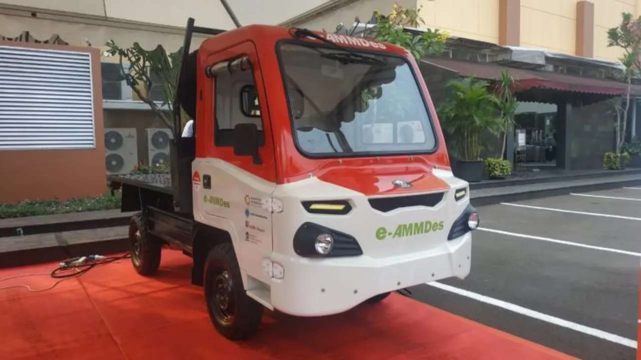 AMMDes Bertenaga Listrik Mejeng di IEMS 2019 (Arief A/Liputan6.com)