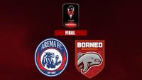Piala Presiden 2022 - Final Leg 1 - Arema FC Vs Borneo FC (Bola.com/Adreanus Titus)