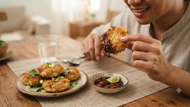 Perkedel Tahu Bihun