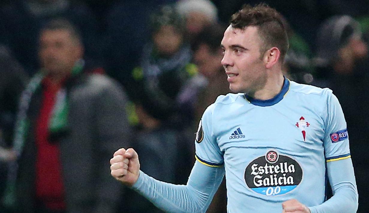 2. Iago Aspas (Celta Vigo) - 11 Gol (1 Penalti). (AFP/Stringer)