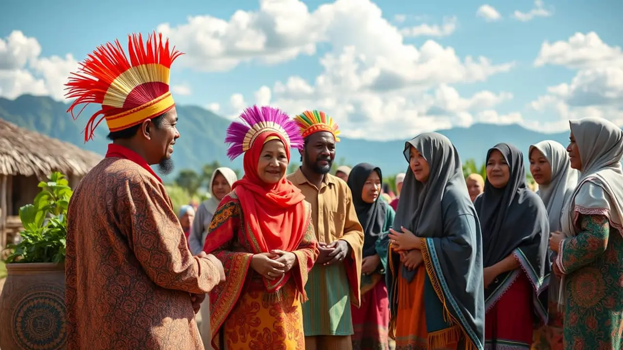 tradisi lebaran di papua