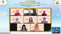 Capital Market Women Empowerment Forum, Rabu (22/12/2021) (Foto: tangkapan layar/Pipit I.R)