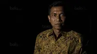 Legenda sepak bola Indonesia, Widodo C Putro, saat menghadiri Anugerah Leganda Olahraga di Hotel Bidakara, Jakarta, Rabu (13/12/2017). Sebanyak 286 atlet masing-masing mendapatkan 40 juta rupiah. (Bola.com/Vitalis Yogi Trisna)