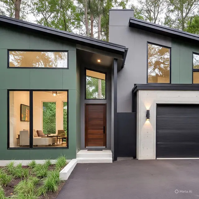 Inspirasi Cat Rumah Warna Ijo Tosca dan Abu-Abu untuk Gaya Modern