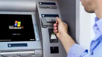 Mesin ATM yang masih mengadopsi Windows XP akan dengan mudah dieksploitasi oleh para pelaku cybercrime.