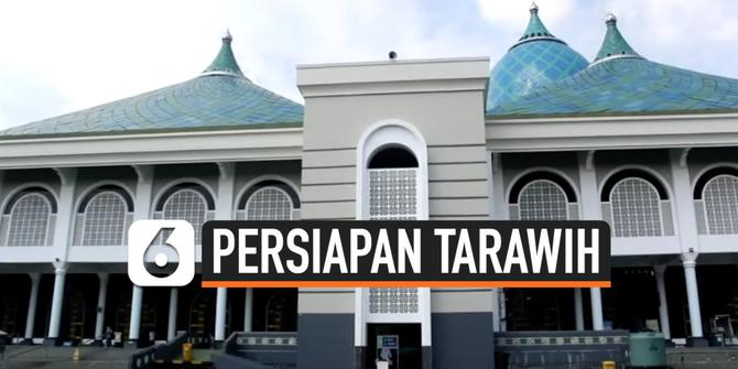 VIDEO: Gelar Salat Tarawih Masjid Al-Akbar Hanya Menampung 25 Persen Jemaah