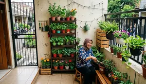 10 Cara Memanfaatkan Sudut Teras yang Terlalu Sempit untuk Berkebun Estetik