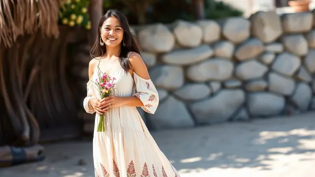 8 Inspirasi Gaun Elegan untuk Hadiri Pesta Pernikahan Bertema Pesta Kebun