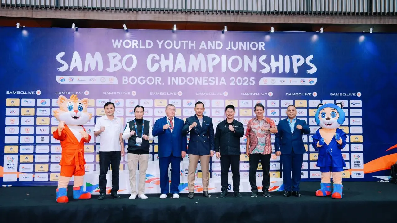 Wakil Ketua MPR RI, Edhie Baskoro Yudhoyono (EBY), saat menghadiri acara Pembukaan Kejuaraan Dunia Sambo Remaja dan Junior (World Youth and Junior Sambo Championship) 2025 di JSI Resort Convention Hall Megamendung, Bogor, Jawa Barat (Istimewa)