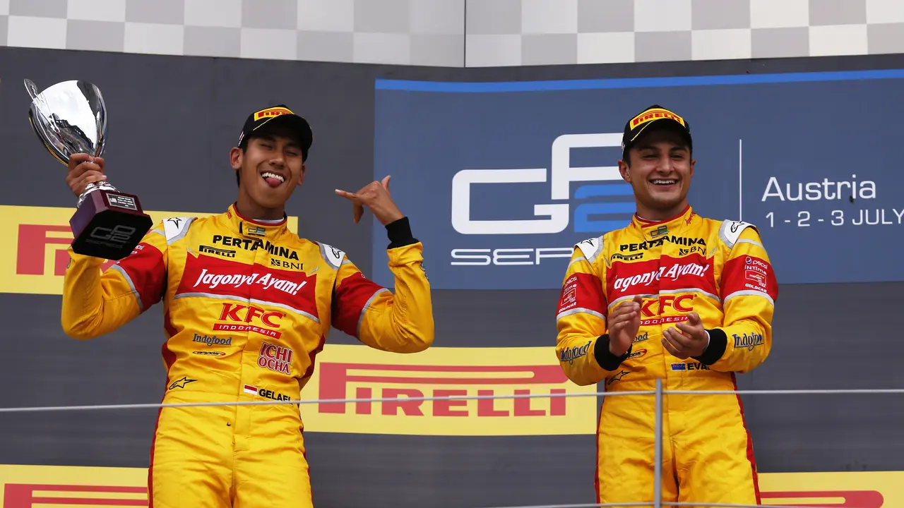 Pembalap Pertamina Campos Racing Sean Gelael (GP2 Media Service)