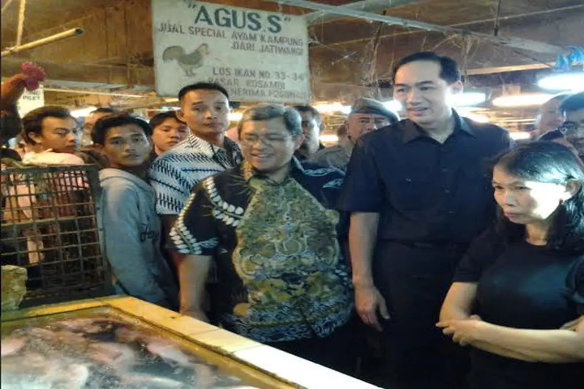 Kunjungan Mendag ke Pasar Kosambi