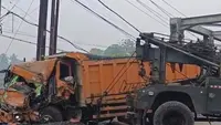 Kecelakaan Beruntun di Sukabumi, Sopir Terjepit 4 Jam