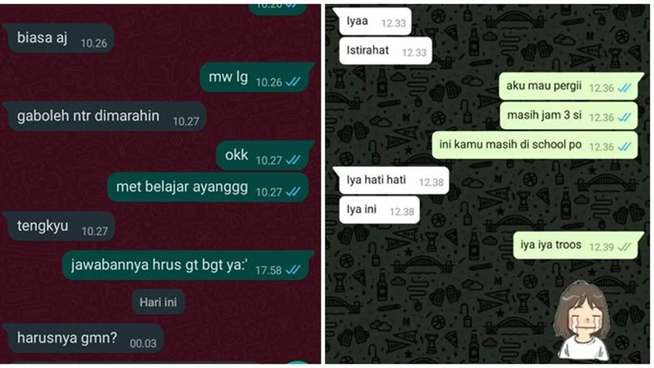 6 Chat Balasan Singkat dari Pacar Ini Bikin Nyesek Sekaligus Geregetan