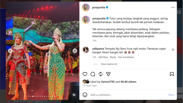 Raisa dan Yura Yunita (instagram.com/yurayunita)