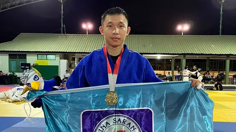 Tommy Darmawan Gondol Emas dan Perak pada Kejuaraan Judo Asia di Bali