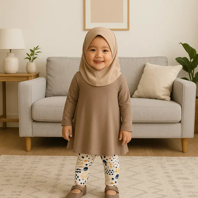 Tunik Panjang & Legging Motif: Dinamis dan Menarik/via ChatGPT