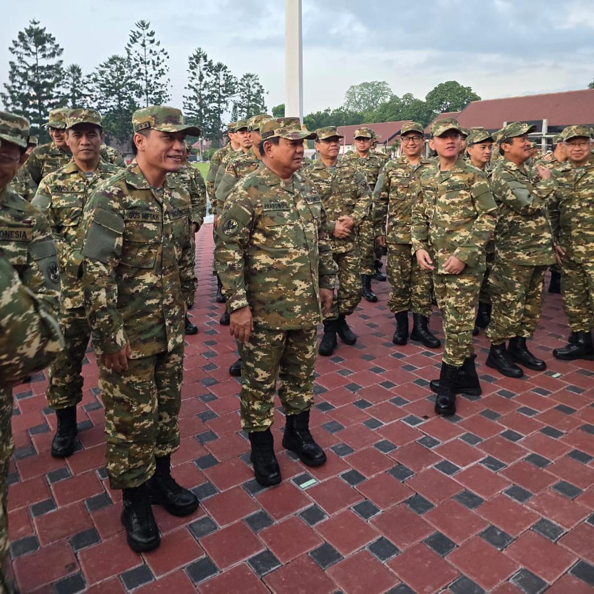 Hari Pertama Ospek Menteri Prabowo di Akmil Magelang