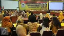 Suasana rapat pengurus pleno di gedung DPP Partai Golkar, Jakarta, Kamis (7/4/2016). Golkar akan menggelar Munas di Bali pada 7 Mei 2016 untuk memilih Ketua Umum Partai. (Liputan6.com/Johan Tallo)