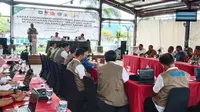 BNPB menggelar rapat koordinasi penanganan PMK di Sulawesi Barat (Foto: Liputan6.com/Istimewa)