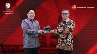 Pencatatan saham perdana PT Adhi Commuter Properti Tbk (ADCP), Rabu (23/2/2022)  (Dok: BEI)