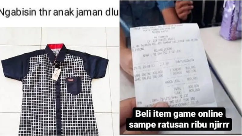 7 Meme Perbedaan Bocah Jaman Dulu Vs Sekarang Habisin Uang THR