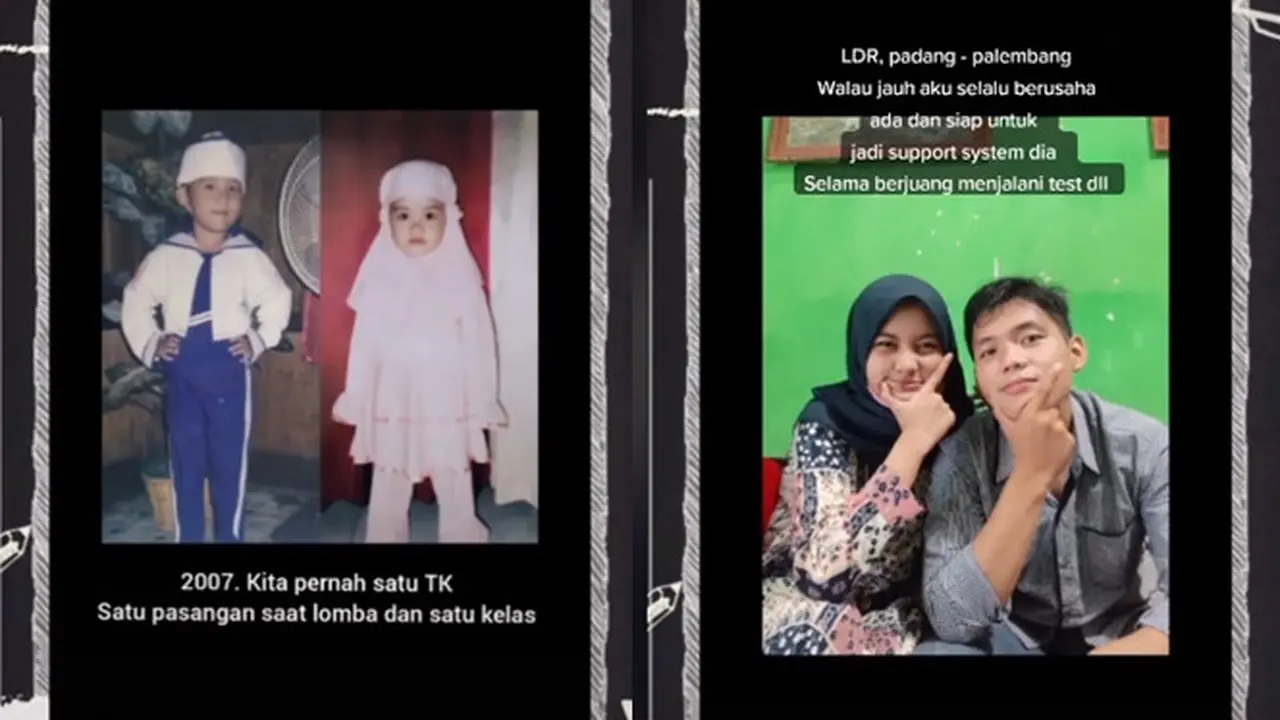 Kenal Sejak TK, Kisah Cinta Pasangan Ini Curi Perhatian Warganet