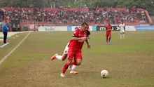 Bek Semen Padang, Flavio Beck Junior, saat menjadi starter saat menghadapi PSM di Stadion H. Agus Salim, Padang (23/9/2019).