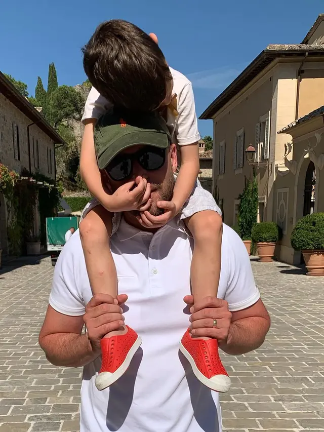 Justin Timberlake dan putranya, Silas (Instagram/ jessicabiel)