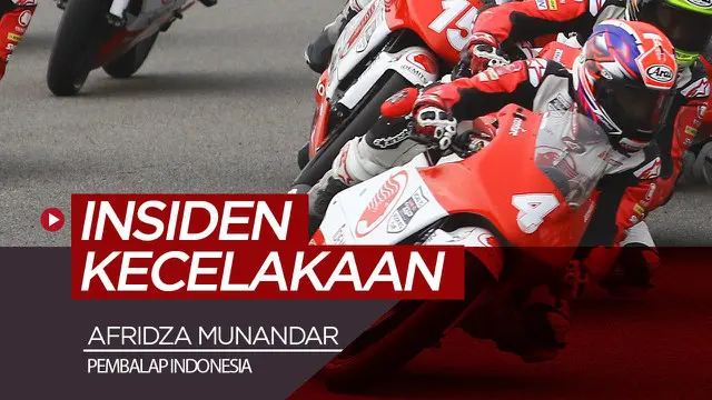 Berita video insiden kecelakaan yang merenggut nyawa pembalap Indonesia, Afridza Munandar, di Sirkuit Sepang, Malaysia, Sabtu (2/11/2019).