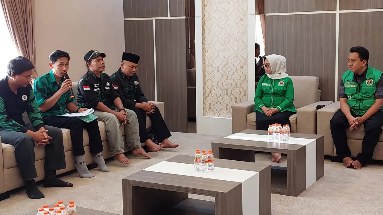 Ketua PC GPK se Jatim menemui  Plt Ketua Umum PP GPK, Imam Fauzan Amin Uskara dan Ketua DPW PPP Jatim Mundjidah Wahab. (Istimewa).