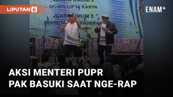 VIDEO: Punya Banyak Keahlian, Ini Dia Aksi Menteri PUPR Pak Basuki Saat Nge-Rap