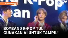 Boyband K-Pop Big Ocean menggunakan getaran berbasis AI agar koreografi bisa sinkron saat menari. Teknologi AI ini juga membantu mereka bernyanyi dengan harmonis, meskipun mereka tidak dapat mendengar suara mereka sendiri.
