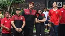 Menpora Dito Ariotedjo secara resmi membuka Kirab Juara SEA Games 2023 di Halaman Kemenpora, Jakarta, pada Jumat (19/5/2023), pukul 08.30 WIB. (Liputan6.com/Johan Tallo)