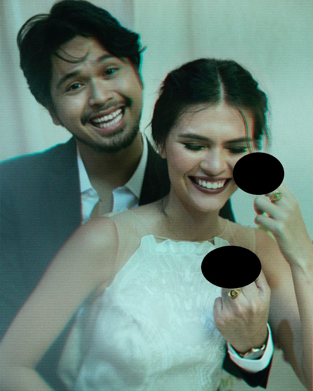 Petra Sihombing dan kekasih, Firrina Sinatrya. (Instagram - @petra_sihombing)