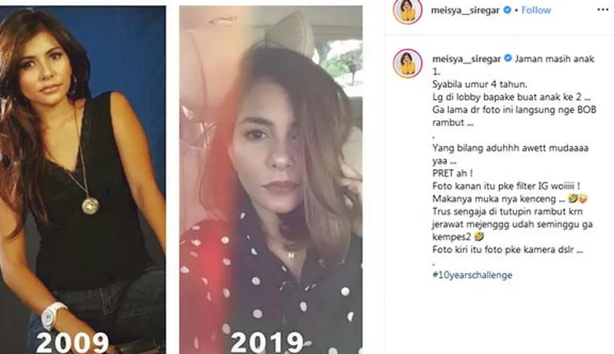 (Instagram/meisya_siregar)