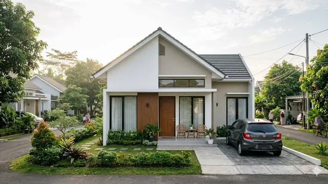 Model Rumah 1 Lantai Tipe 45