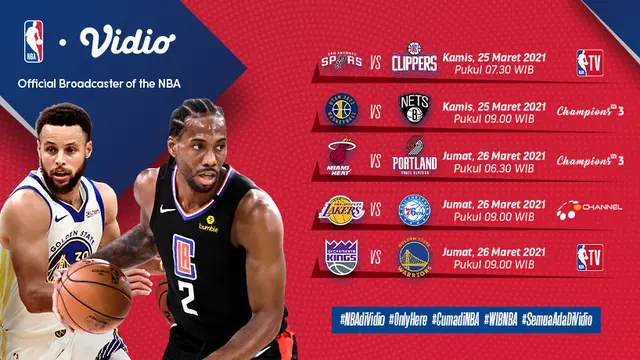 Jadwal NBA 2020/2021 pekan ke-14