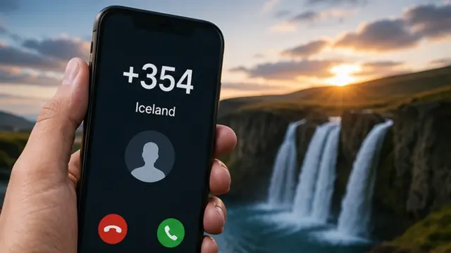 Format Nomor Telepon Islandia (+354)