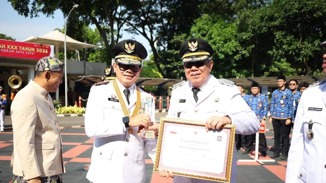 Tangerang Selatan meraih penghargaan kategori Kota Berkinerja Tinggi dalam evaluasi Laporan Penyelenggaraan Pemerintahan Daerah (LPPD) yang dilakukan Kementerian Dalam Negeri. (Istimewa)